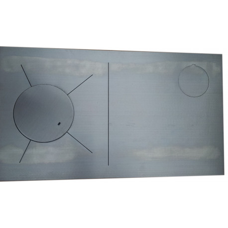 Platňa KVS MORAVIA OCEĽ-OCEL-838 x 475-1P-pravá - dvojdielna