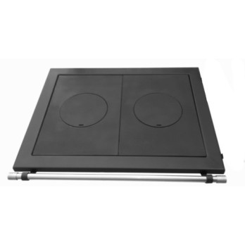 Rám oceľový s liatinovou platňou - 740 * 580 s hrazdičkou