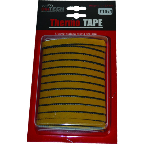 SADA - sklokeramická šnúra 2,5m - plochá, samolepiaca 12 x 4 mm