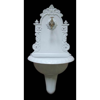 Umývadlo liatinové - biela