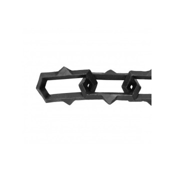 Pouličný stĺpik GI - 950mm + úchyty na reťaz