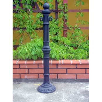 Pouličný stĺpik GI - 1060mm + úchyty na reťaz