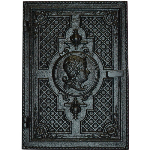 Dvierka komínové - HLAVA - nr.40 -čierna