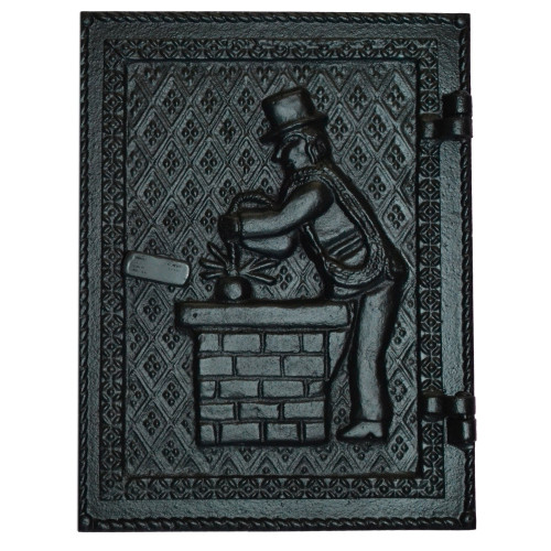 Dvierka komínové KOMINÍK-liatina - čierna