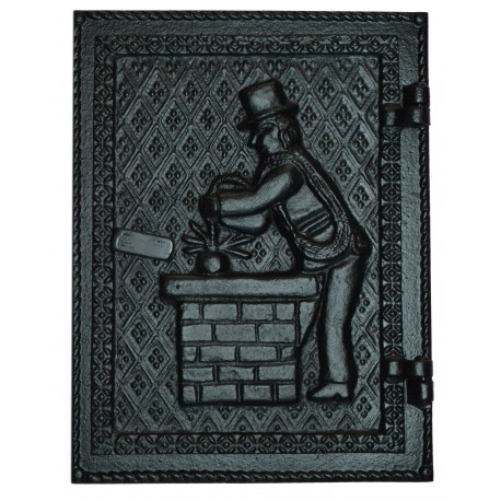 Dvierka komínové KOMINÍK-liatina - čierna