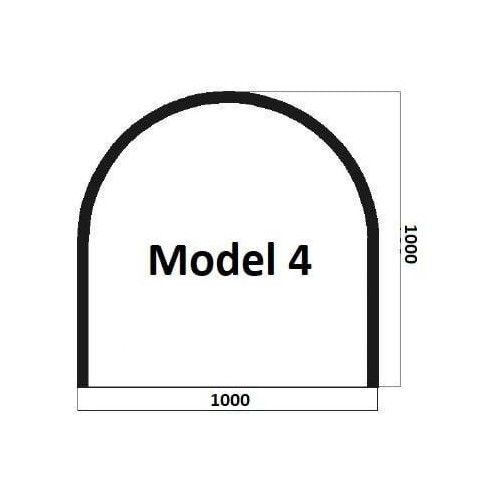 Model 4 - sklo pod kachle