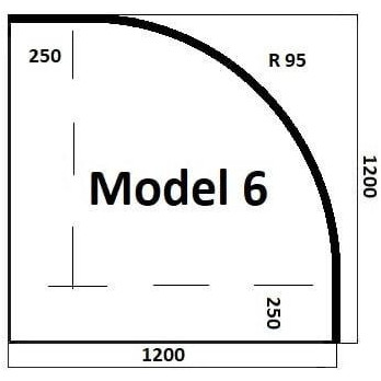 Model 6 - sklo pod kachle