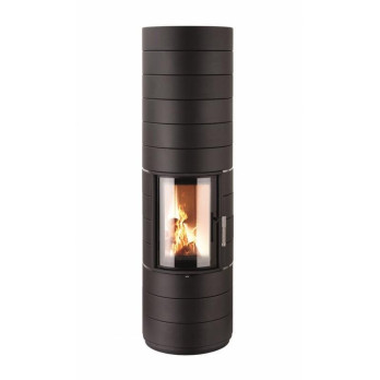 Colona - špeciálne akumulačné kachle - čierny lak