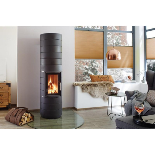 Colona - špeciálne akumulačné kachle - čierny lak