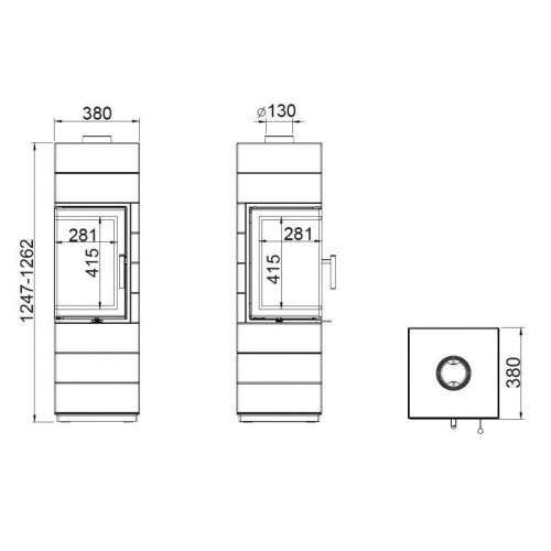 Corna ES - čierny lak