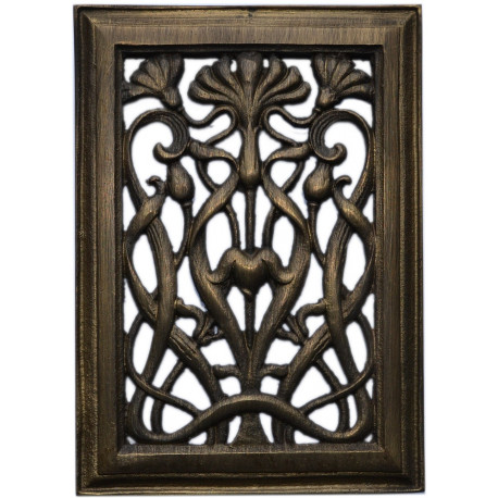 Mriežka ventilačná - 3554 - mosadz