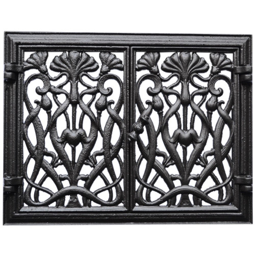 Dvierka ventilačné - 3553- čierna