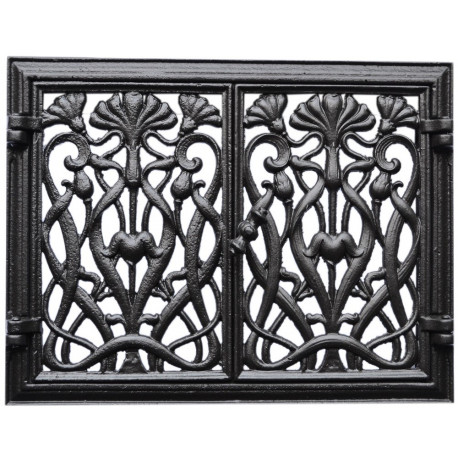 Dvierka ventilačné - 3553- čierna