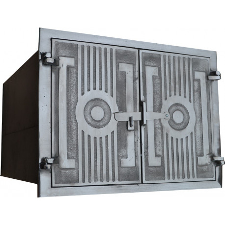 Pec liatinová - HRANA-veľká-nikel - plechové telo