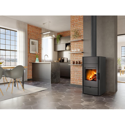 ESPERA 03 plech - krbové kachle s teplovodným výmenníkom a dvojitým pre