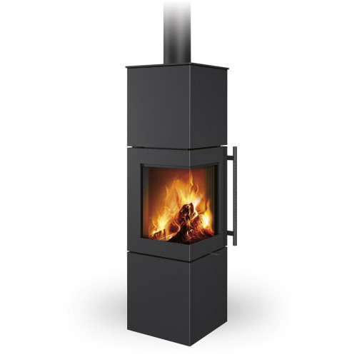 ESQUINA H plech - akumulačné krbové kachle