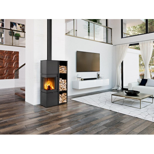 ESQUINA H plech - akumulačné krbové kachle