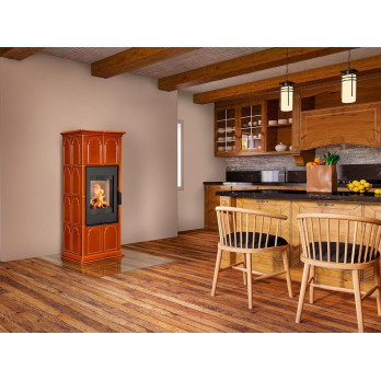 GREMIO 2 keramika - akumulačné kachľové pece, Celopresklené dvierka