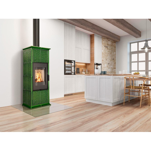 GREMIO 3 keramika - akumulačné kachľové pece, Celopresklené dvierka