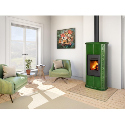 GREMIO 4 keramika - akumulačné kachľové pece, Celopresklené dvierka