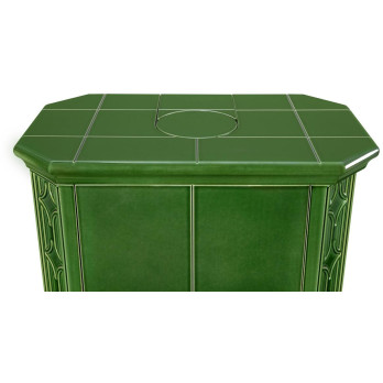 GREMIO 4 keramika - akumulačné kachľové pece, Celopresklené dvierka