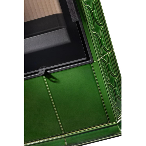 GREMIO 4 keramika - akumulačné kachľové pece, Celopresklené dvierka