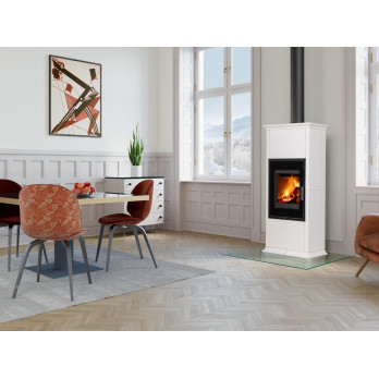 GREMIO 5 keramika - akumulačné kachľové pece, Celoprosklené dvierka