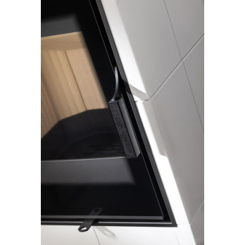 GREMIO 5 keramika - akumulačné kachľové pece, Celoprosklené dvierka