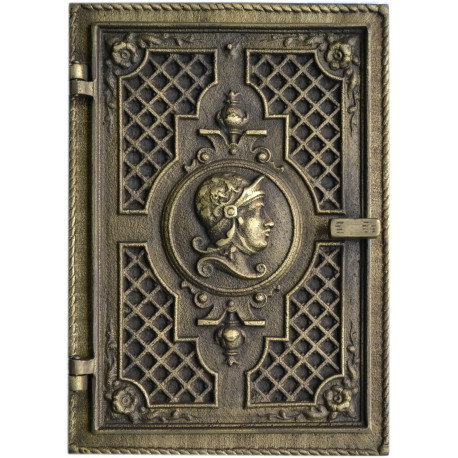 Dvierka komínové - HLAVA - nr.40 - mosadz