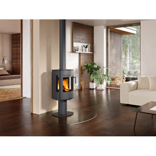 PARLA T 3S plech - otočné krbové kachle