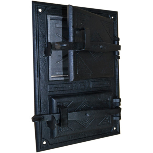 Liatinový kachľový štít - DUET