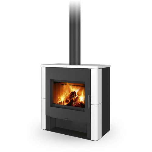 TELDE keramika hladká - krbové kachle s výmenníkom a dvojitým sklom