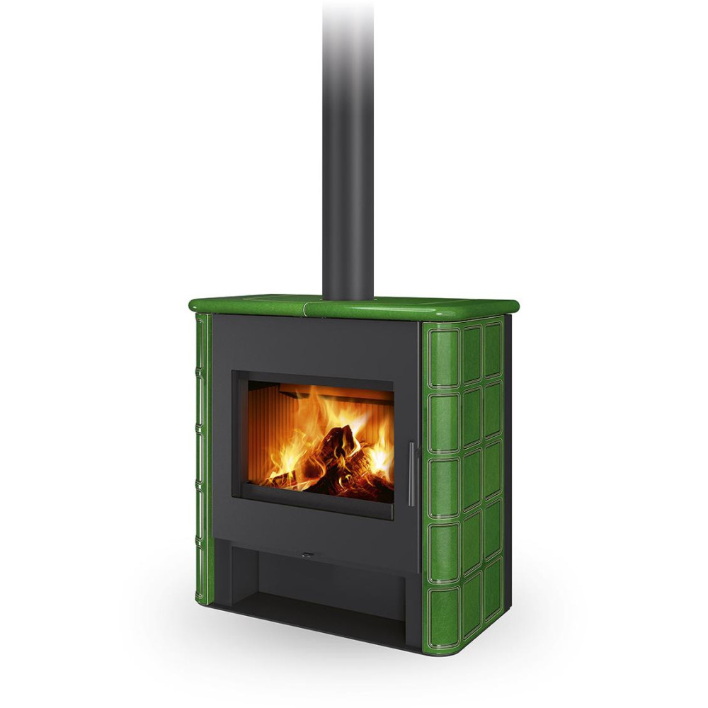 TELDE keramika rustik - krbové kachle s teplovodným výmenníkom a dvojitý