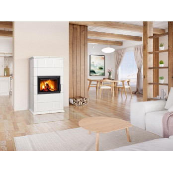 BARACCA 10 keramika - kachľový akumulačný krb