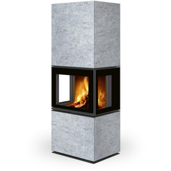LERA C GH kameň - dizajnový akumulačný krb