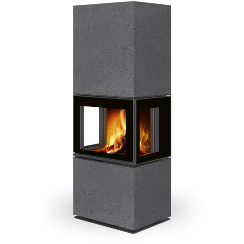 LERA C GH thermaline - dizajnový akumulačný krb, Thermaline grey 62 -