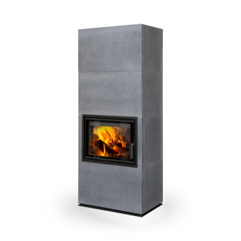 SOLID F keramika - kachľový akumulačný krb